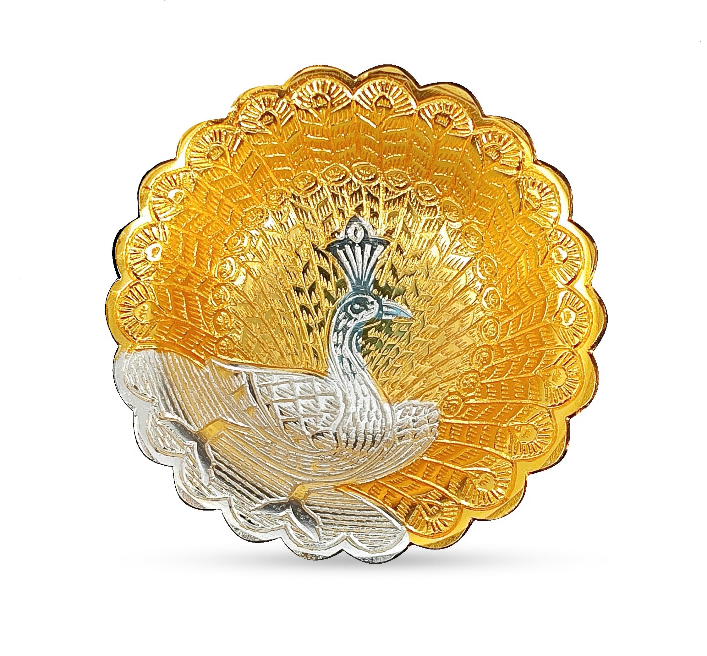 BENGALEN Gold & Silver Plated Bowl Spoon Set