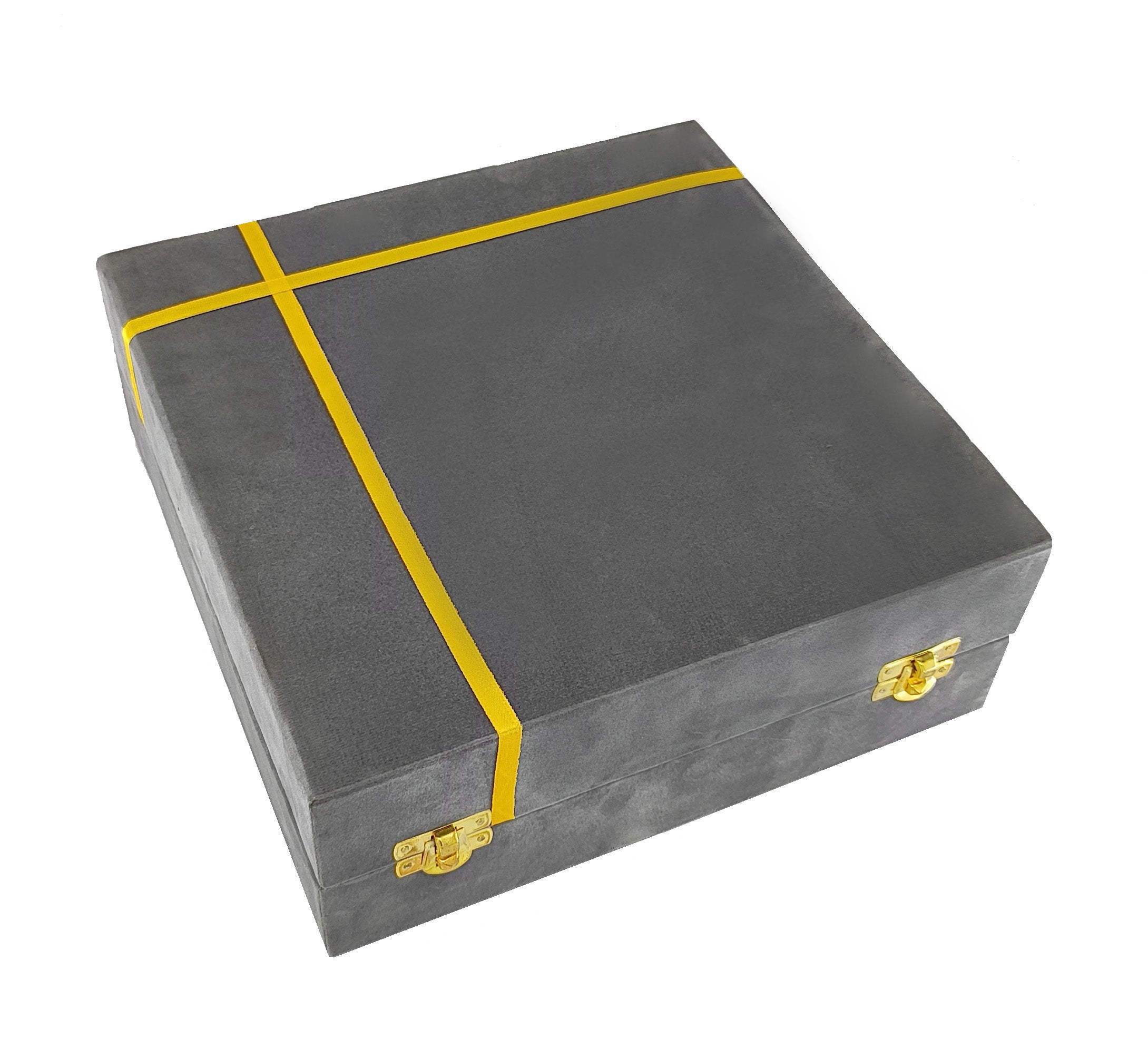 Bengalen Silver Plated Baby Dinner Set With Gray Velvet Box for Gift Rice Ceremony Annaprashan Sanskar for Boys Girls Kids Birthday Return Festive Gift Items