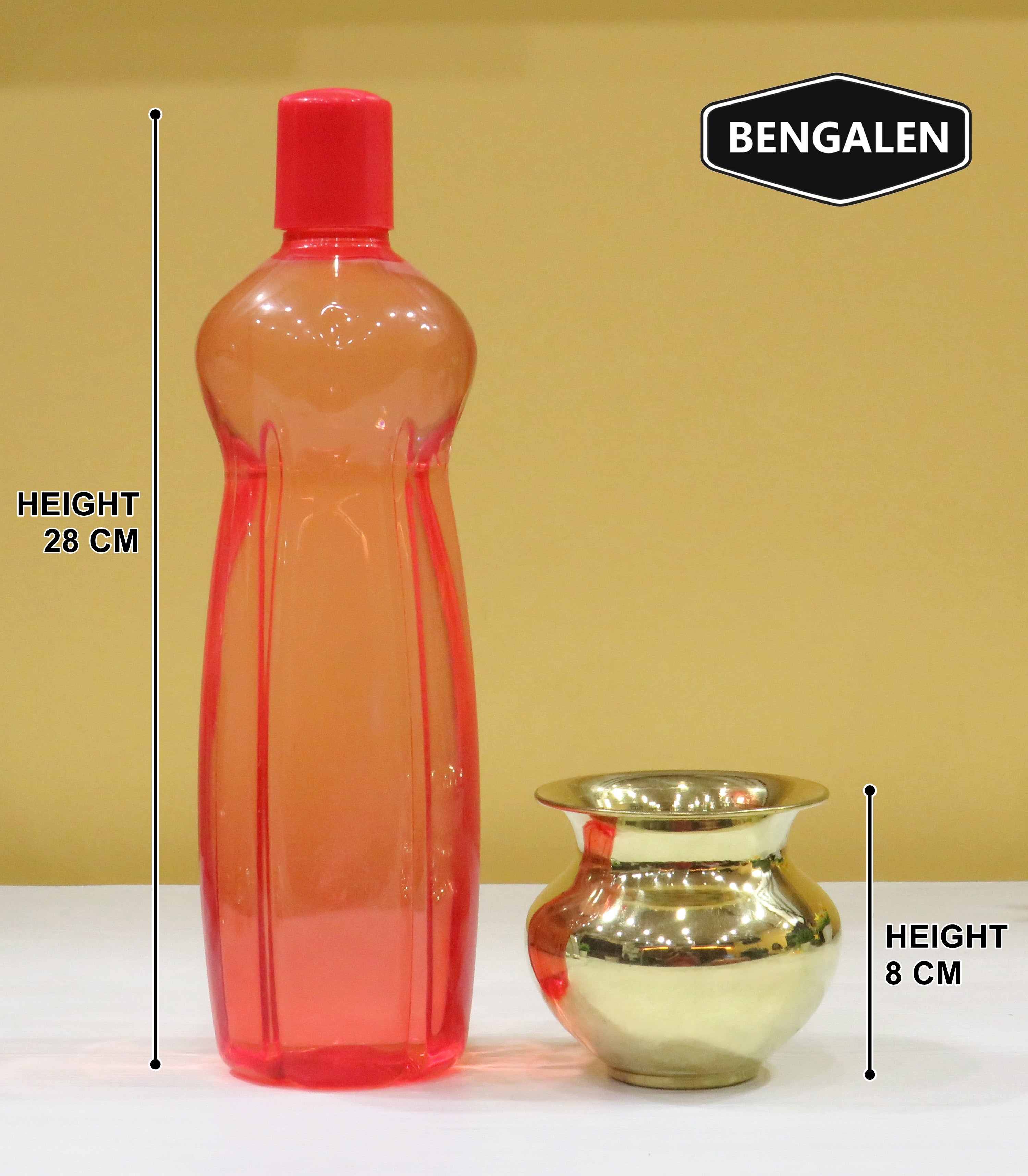 BENGALEN পিতলের কলশ লোটা গাদোয়া ডায়মন্ড ডিজাইনের পূজার প্রবন্ধ বাড়ির মন্দিরের জন্য সাজসজ্জার পূজার আইটেম পূজার উদ্দেশ্য ফেরত উপহার