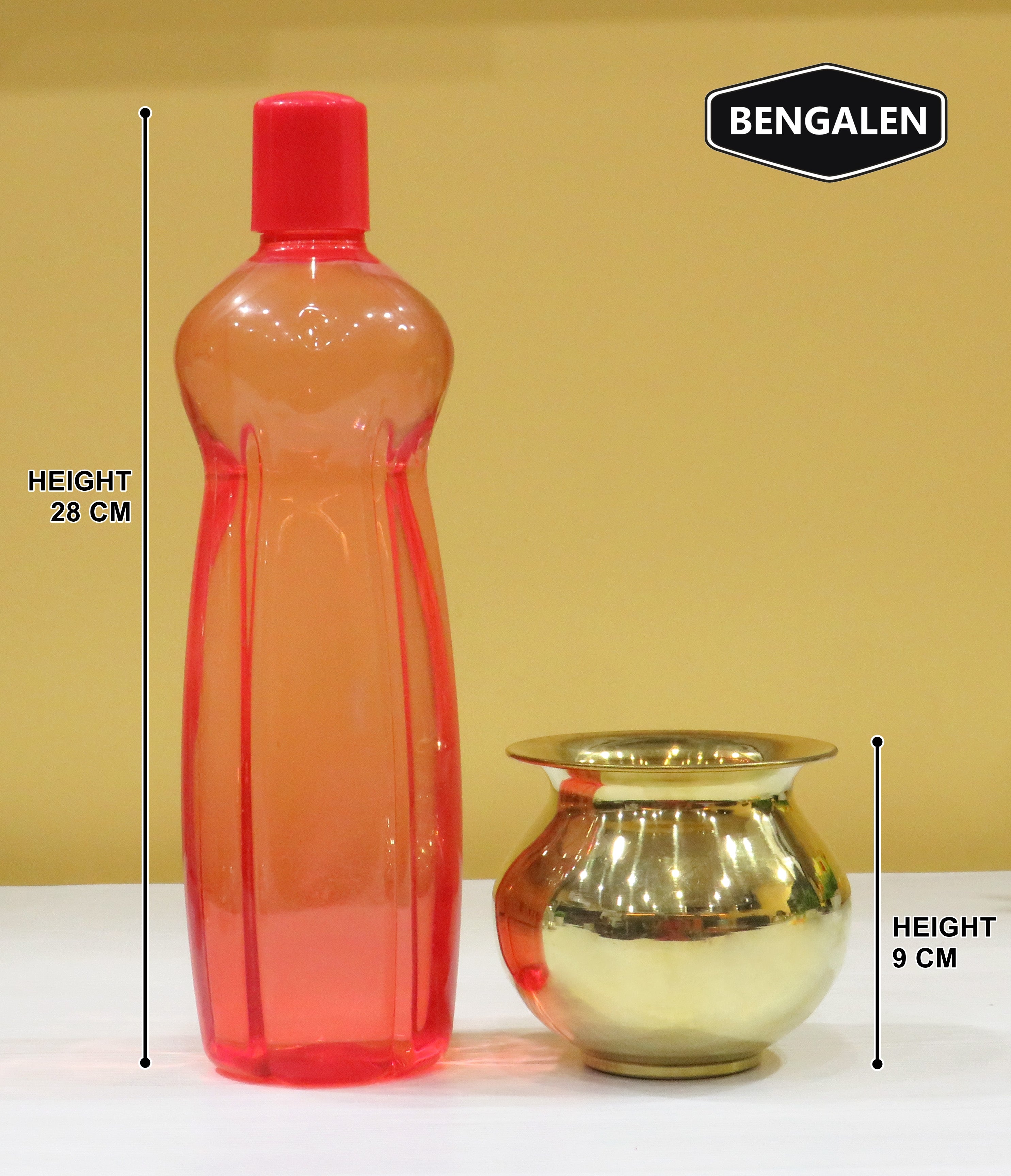 BENGALEN পিতলের কলশ লোটা গাদোয়া ডায়মন্ড ডিজাইনের পূজার প্রবন্ধ বাড়ির মন্দিরের জন্য সাজসজ্জার পূজার আইটেম পূজার উদ্দেশ্য ফেরত উপহার