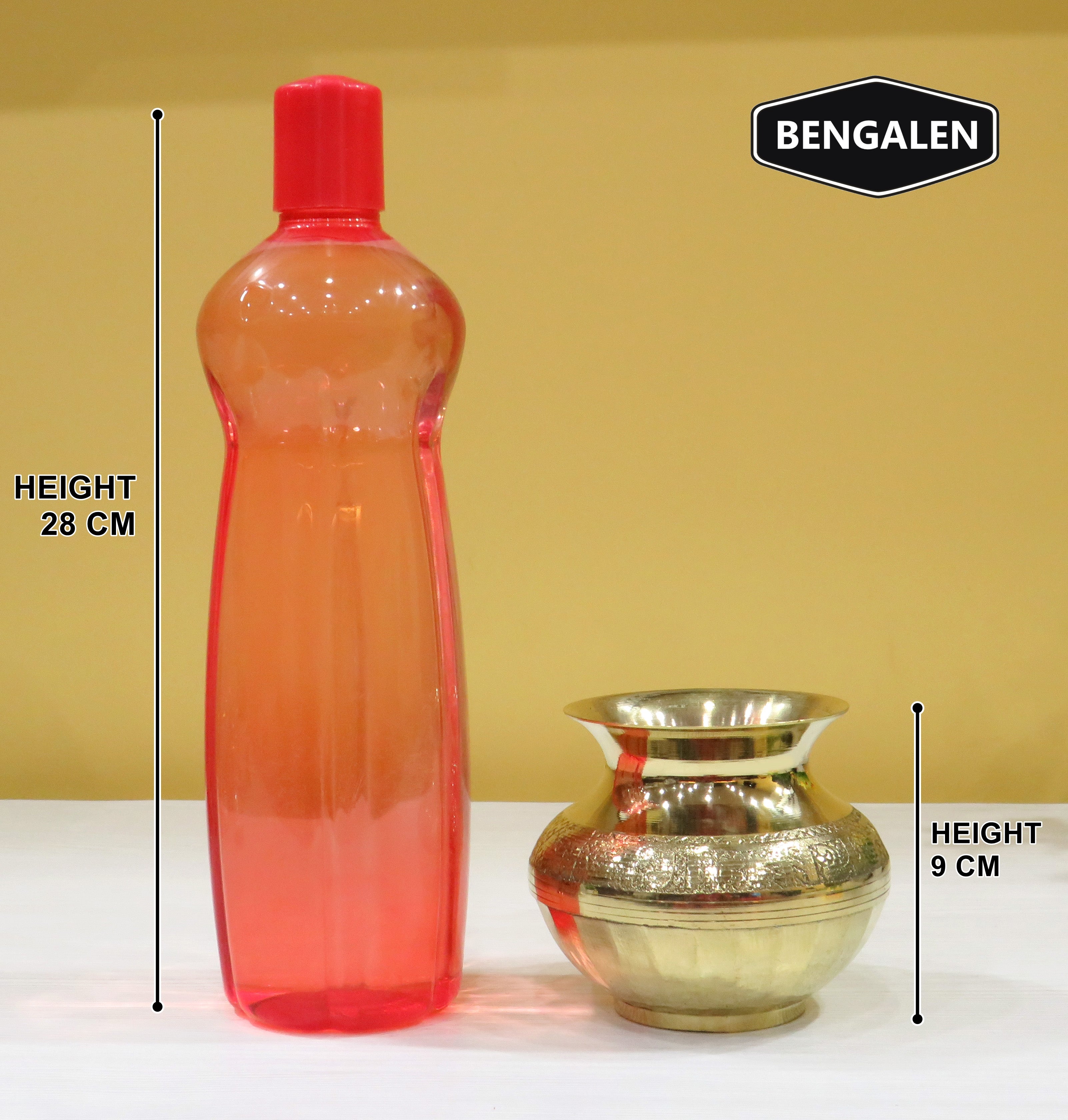 BENGALEN পিতলের কলশ লোটা গাদোয়া পূজার প্রবন্ধ বাড়ির মন্দিরের জন্য আলংকারিক পূজা আইটেম পূজার উদ্দেশ্য ফেরত উপহার