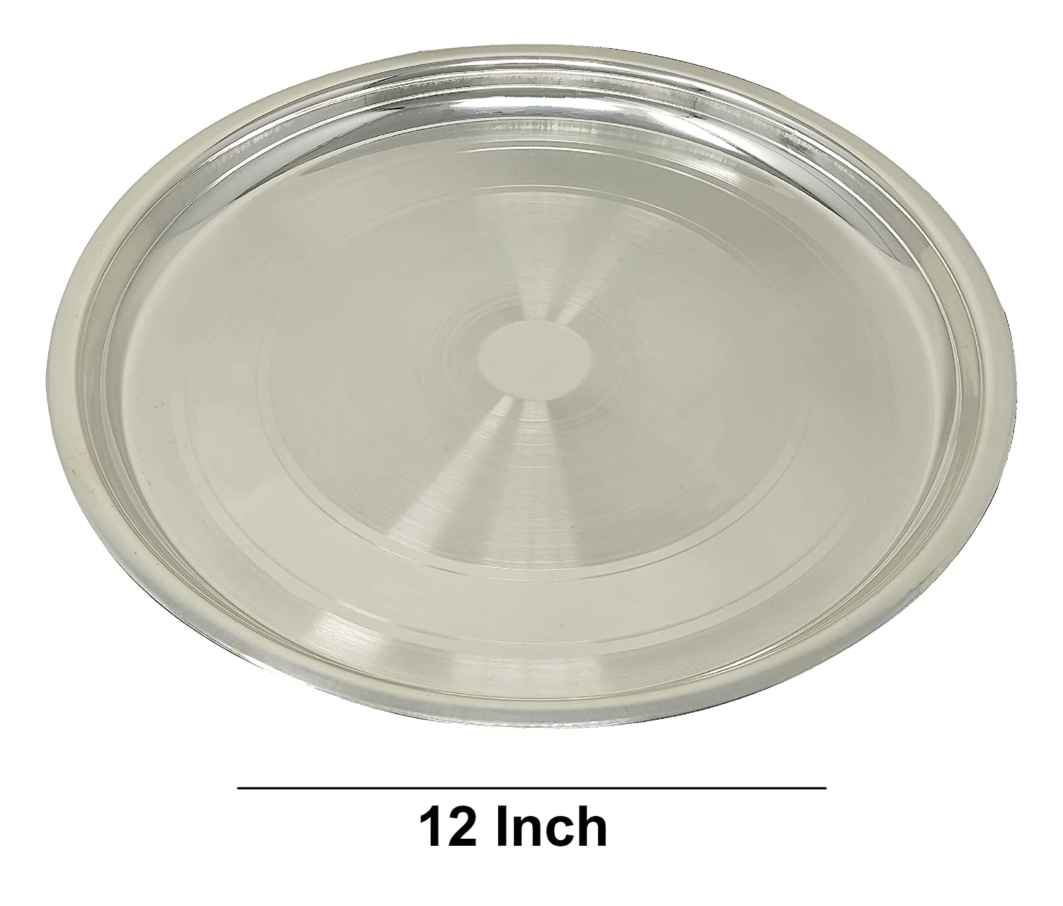 BENGALEN Silver Plated Baby Dinner Set 12 Inch