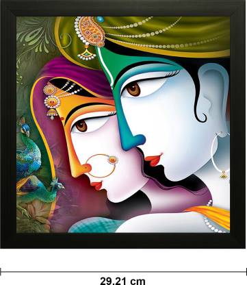 আভিজাত্য রাধে কৃষ্ণ পেইন্টিং ওয়াল আর্ট