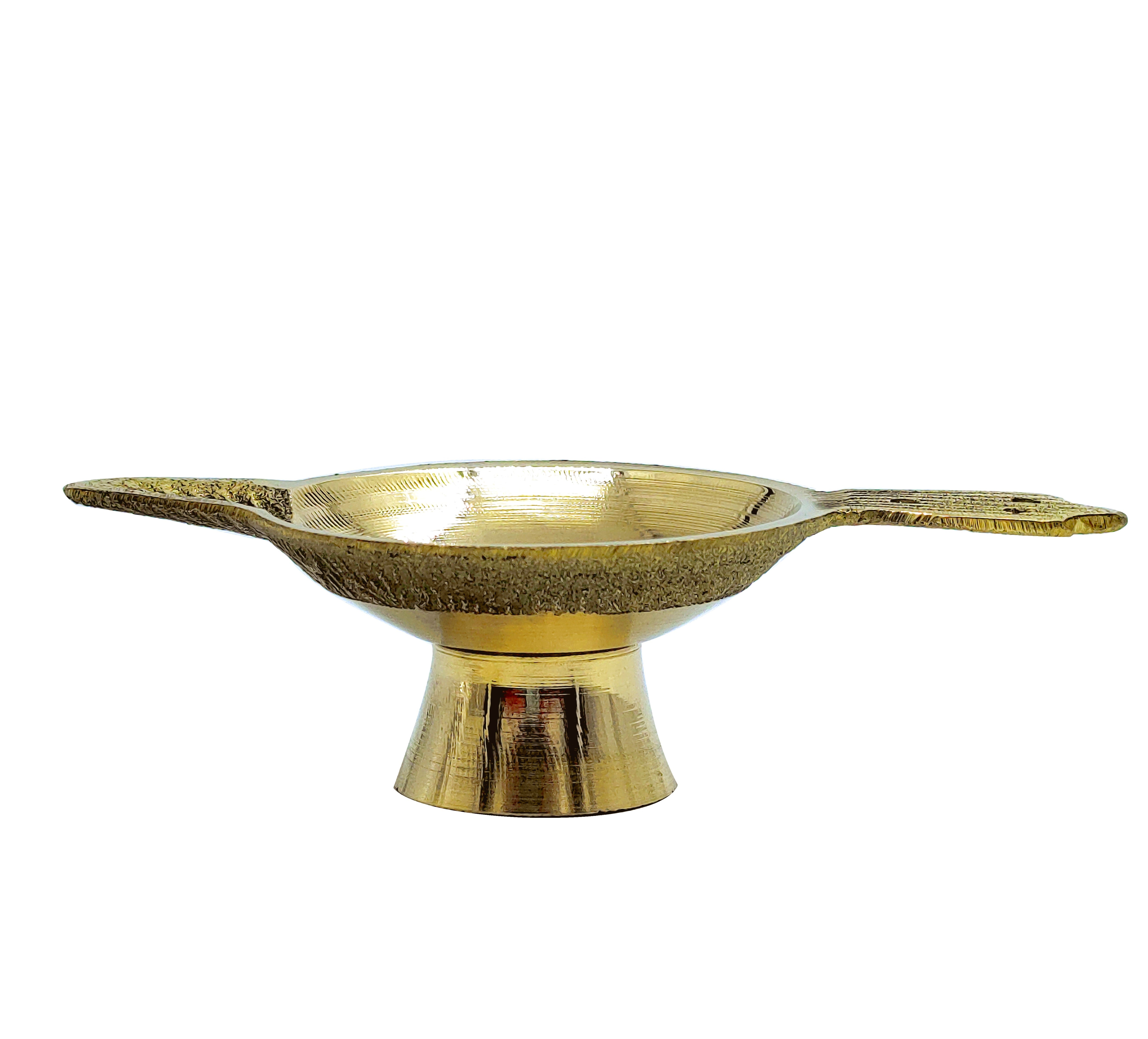 Bengalen Brass Lakshmi Diya Akhand Jyoti for Puja Small Size