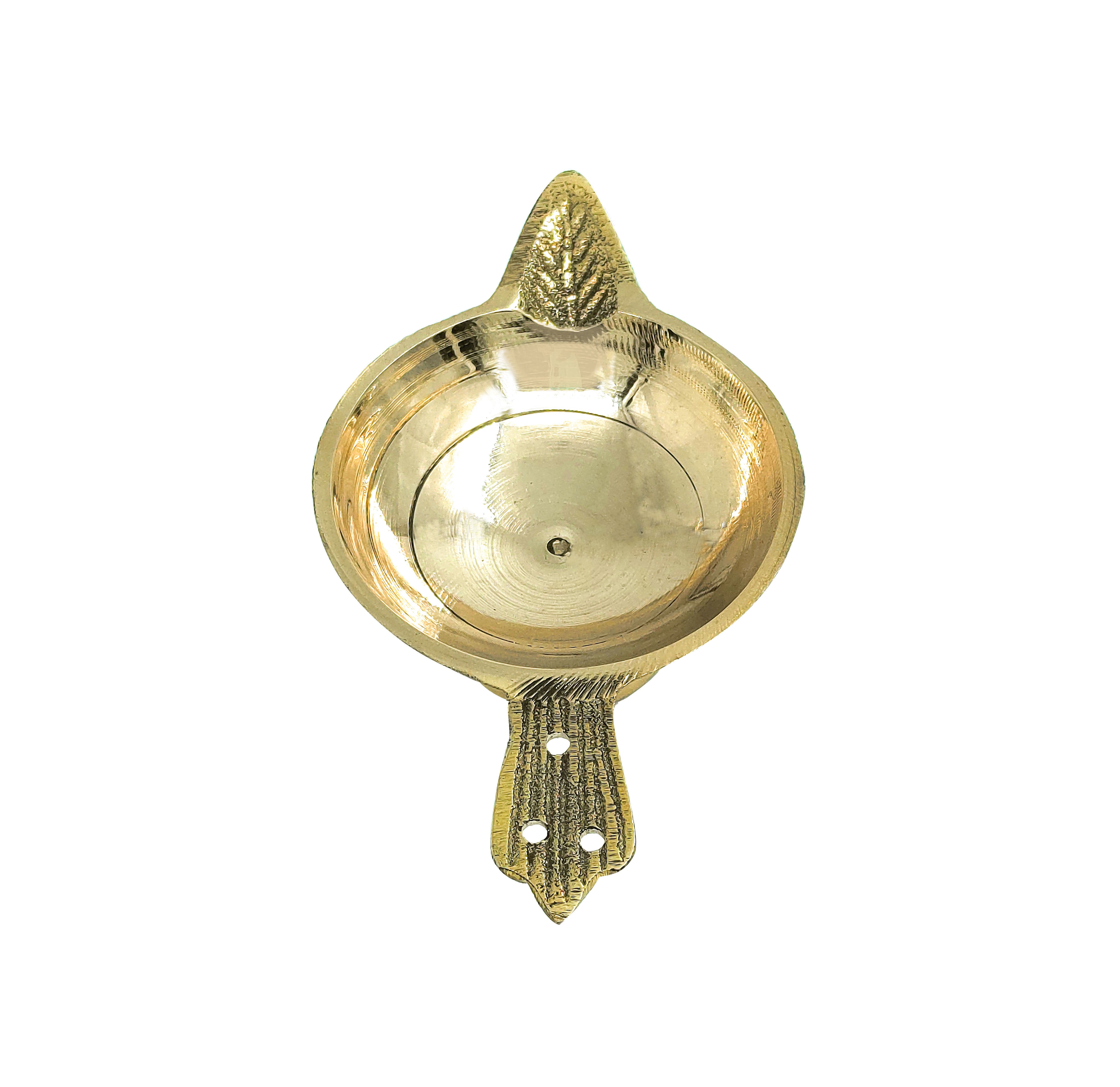 Bengalen Brass Lakshmi Diya Akhand Jyoti for Puja Small Size