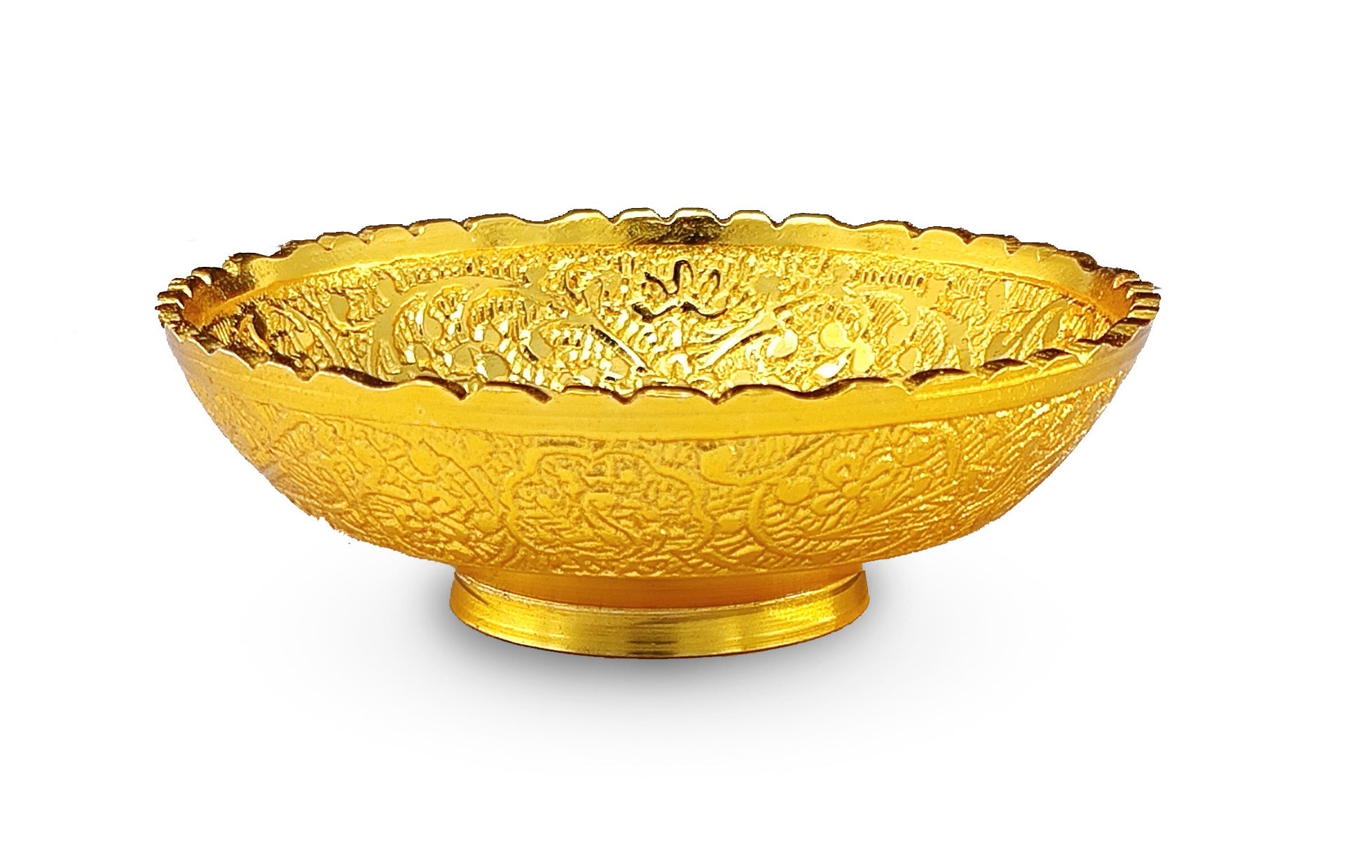 BENGALEN Gold & Silver Plated Bowl Spoon Set