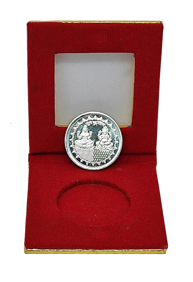 Kumkum Engrave Wedding Silver Coin |
